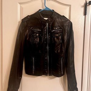 Excellent Condition! Xhileration Feaux Leather Black Jacket